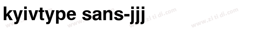 kyivtype sans字体转换